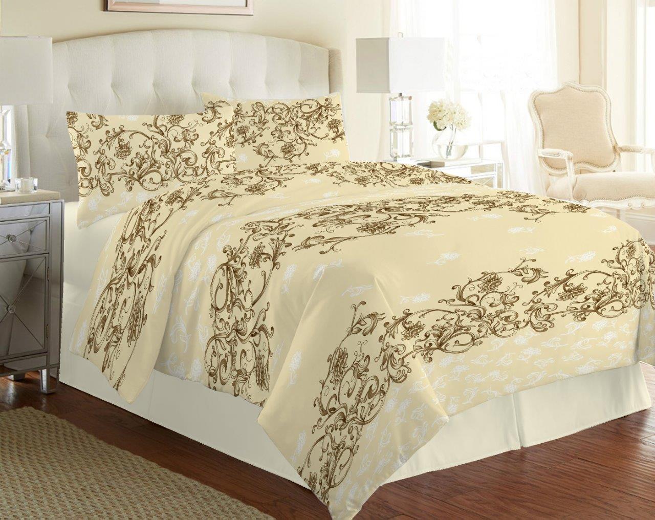 Ткань для постельного белья Бязь Gold Lux 05 Beige (50 м) 1 1675439862 tkan dlya postelnogo